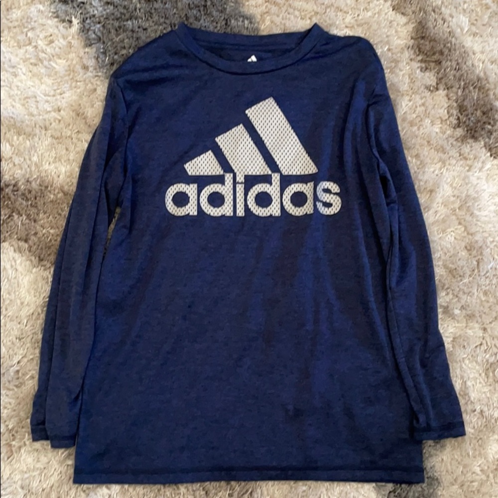 Adidas Boys Long Sleeve Shirt Size 14-16